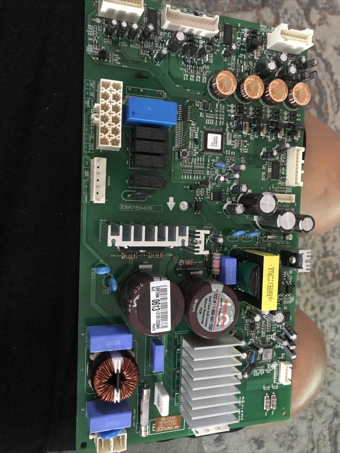 LG Refrigerator Electronic Control Board EBR78940613 Used