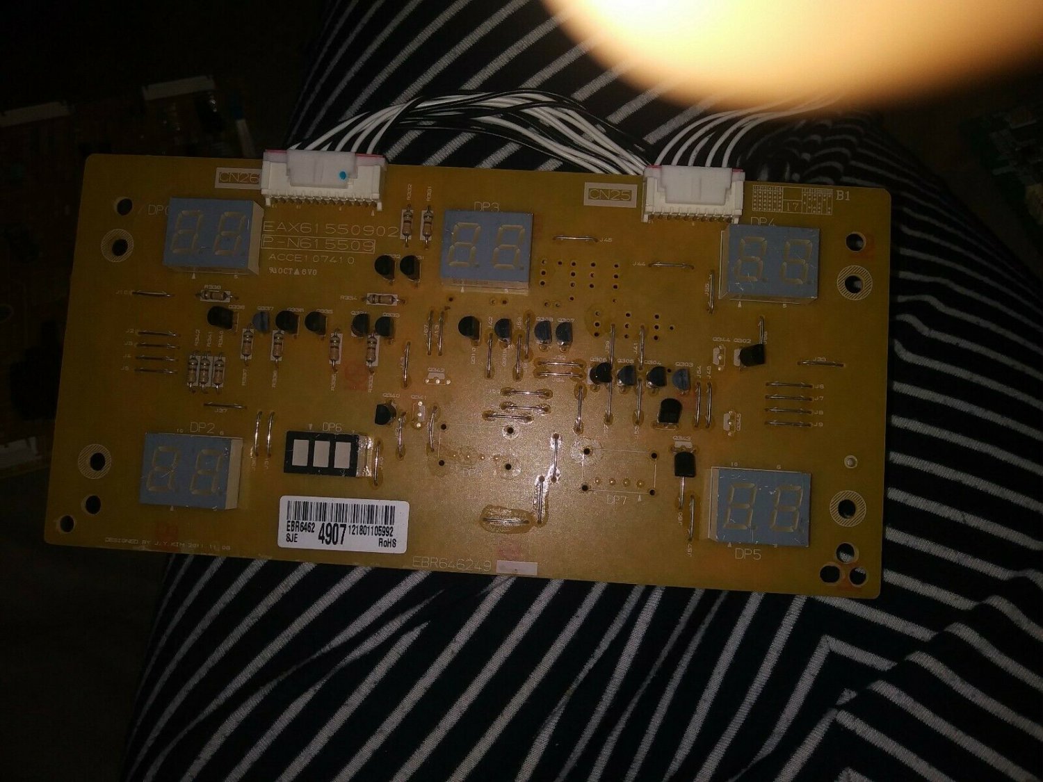 EBR64624907 LG OVEN CONTROL BOARD OEM