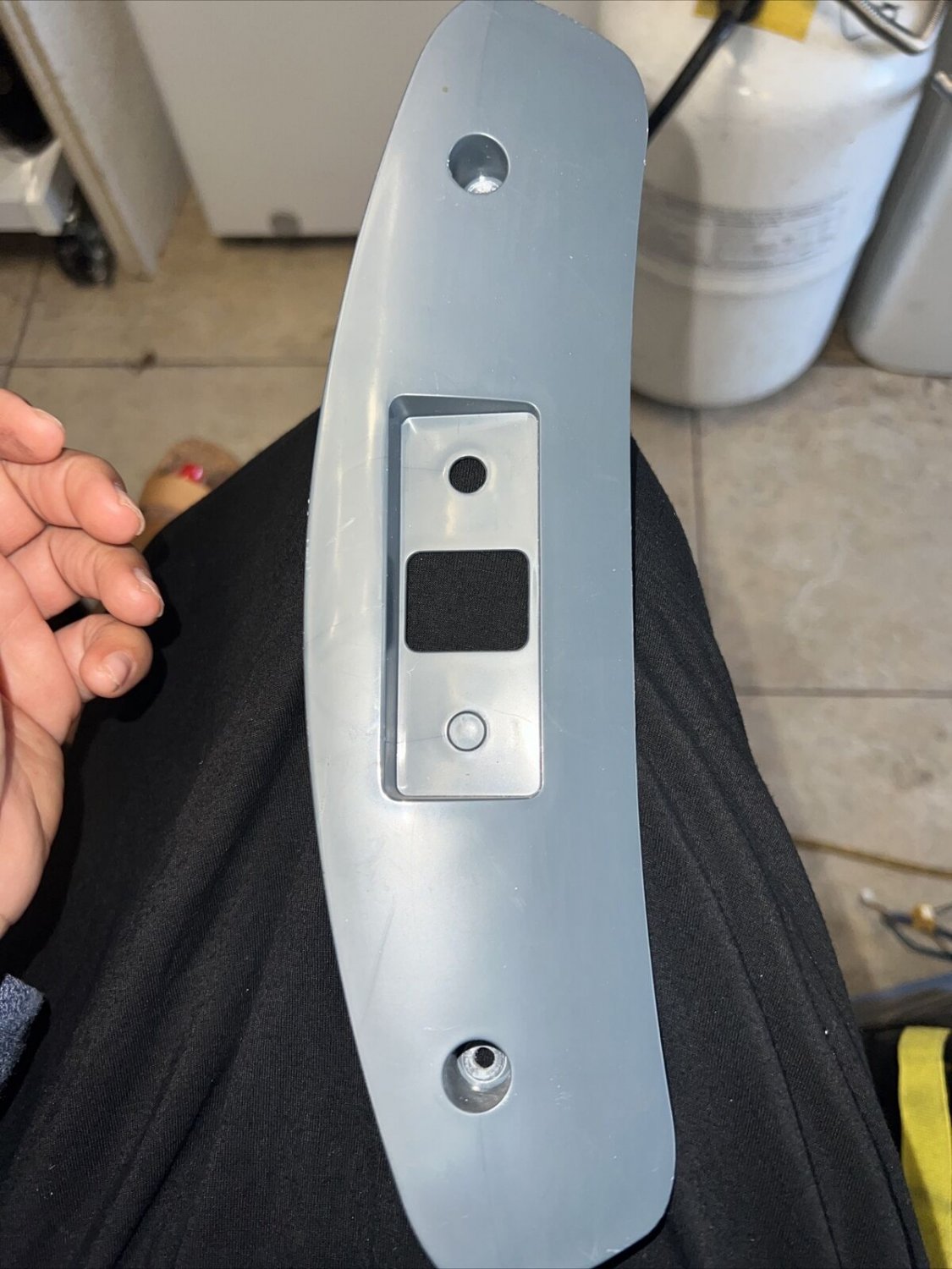 GE Washer Door Latch Cover M22118F2720 0020206597 Hotpoint ge grey