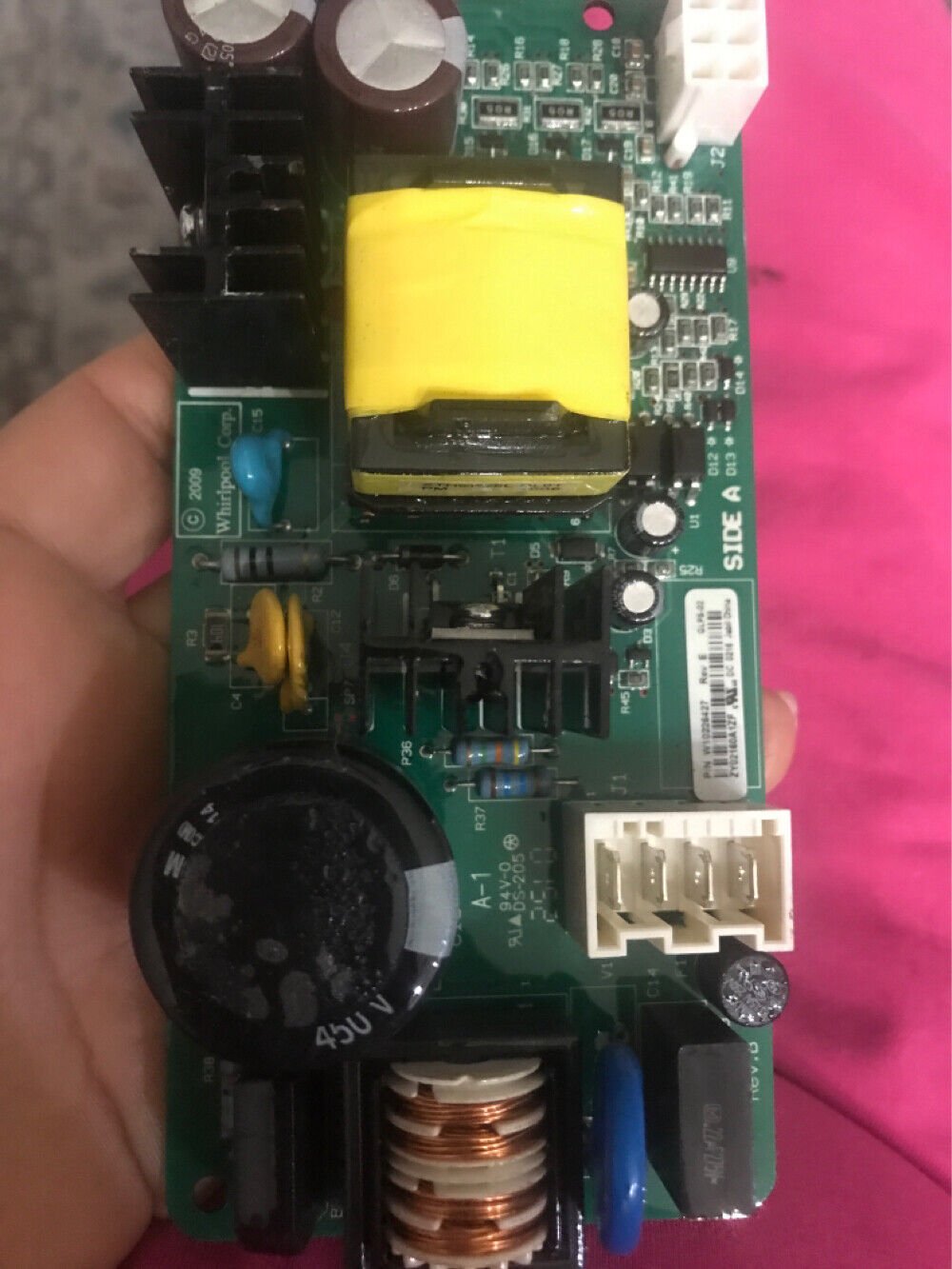 KitchenAid Whirlpool Refrigerator Power Supply Board P W10226427