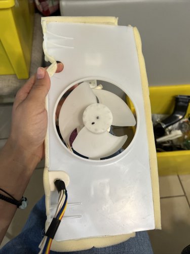 WR60X30370 Ge Refrigerator Evaporator Fan Motor Genuine OEM