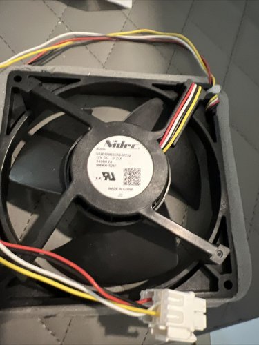 U12E12MS4A3-57 J232 Cooling Fan DC12V for Refrigerator Cooler Fan