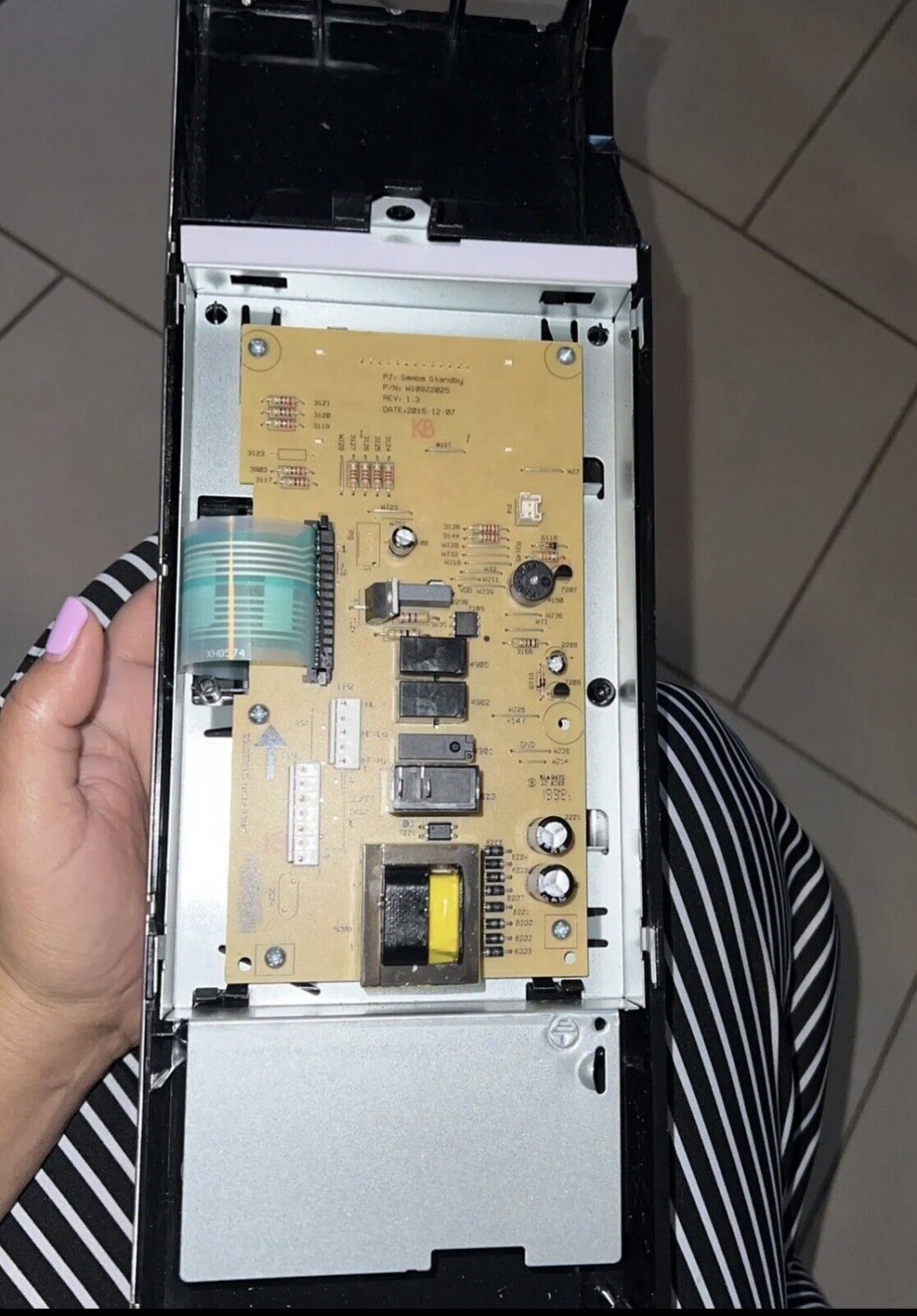 WHIRLPOOL MICROWAVE CONTROL PANEL & BOARD PART W10892389 W11175577