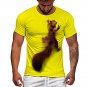 We Love Pnut The Squirrels Color 3D Printed Pattern Casual T-shirt