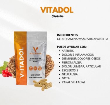 Vitadol vital health menos dolor