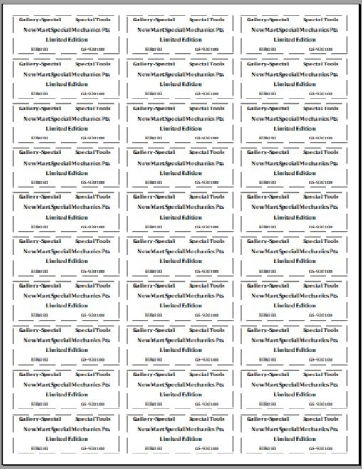 NTUF Inventory Label Maker Software Try Today