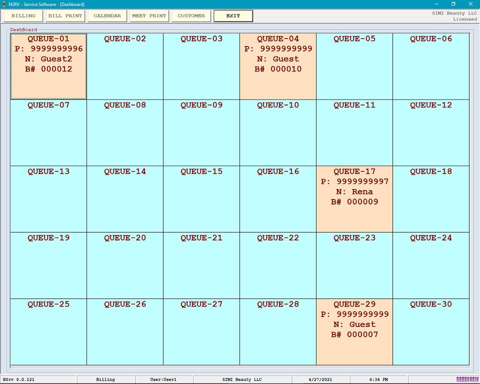 NSRV Service Billing Pos Software - Try Today