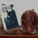 Dollhouse Miniature Book Man in the Brown Suit Christie