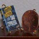 Dollhouse Miniature Book Sad Cypress by Agatha Christie