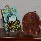 Dollhouse Miniature Book Murder in Mesopotamia Christie