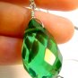 Green Quartz Silver Necklace