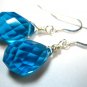 Blue Quartz Silver Earrings