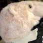 POLAR BEAR HAT Fur PLUSH ski Cap Black tie HALLOWEEN costume bears NEW