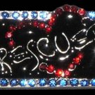 RESCUED Dog Rescue from the shelter or pound - Slider Charm 10mm for Collars & Fashion Bracelets