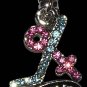 Girls Ice Hockey SLIDER CHARM 10mm for Bracelet 3/4" band