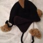 BLACK BEAR HAT Grizzlies KNIT GRIZZLY Adult Costume delux knitwear hats and mittens