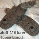 SQUIRREL MITTENS knit Halloween COSTUME puppet ADULT furry tail grey gray delux AWESOME