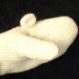 POLAR BEAR Mittens LINED knit ADULT knit PLUNGE hand puppet spirit bear Halloween Costume delux