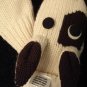 KNIT DOG MITTENS fleece LINED Adult puppy SPOT puppet mens womens Halloween Costume