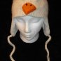 Adult CHICKEN HAT knit cap LINED farm animal Halloween costume ADULT men women toque