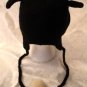 PENGUIN HAT knit Halloween Costume ADULT pittsburgh penguins ski cap FLEECE LINED baby pom poms