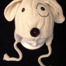 DOG HAT PETEY pit bull knit ADULT Little Rascals Lined MENS WOMENS Unisex Halloween Costume delux