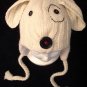 DOG HAT PETEY pit bull knit ADULT Little Rascals Lined MENS WOMENS Unisex Halloween Costume delux
