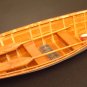Wood ROW BOAT Skif Dory CANOE model replica display  approx 11.5" Item 229103