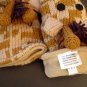 GIRAFFE MITTENS soft ADULT SIZE puppet Knit Wool FLEECE LINED mitts Costume delux