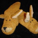 KANGAROO MITTENS puppet ADULT Lined JOEY outback knit halloween costume
