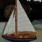 14" SHIP BOAT TABLE CENTERPIECES Nautical Theme SAILBOAT blue bottom MODEL buy one or more