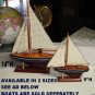 14" SHIP BOAT TABLE CENTERPIECES Nautical Theme SAILBOAT blue bottom MODEL buy one or more