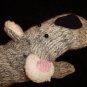 KOALA MITTENS knit ADULT Fleece Lined BEAR gray puppet bear cub mens womens delux knitwits