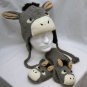 DONKEY MITTENS unisex men women FLC LINED knit wool ski PUPPET adult knitwits delux