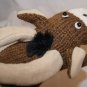 ADULT Mountain Goat LONG HORN SHEEP MITTENS longhorn KNIT MENS WOMENS