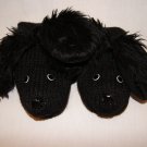 DOG MITTENS FOR MEN & WOMEN Black Lab FLEECE LINED knit labrador floppy ears