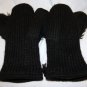 DOG MITTENS FOR MEN & WOMEN Black Lab FLEECE LINED knit labrador floppy ears