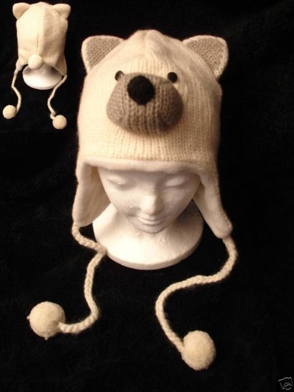 ski bear hat