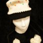 VANILLA CUPCAKE HAT knit cap FLEECE LINED ladies womens costume ADULT