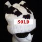 BADGER HAT Knit RIGID EARS  Soft & Stretchy ONE SIZE FITS ALL adult men women wisconsin badgers