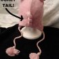 PIG HAT Pink KNIT ski cap PIGGY Piglet Lined Halloween COSTUME one size fits most Apparel Lover
