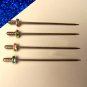 4 Swavorski Crystal Stainless Steel Olive Martini COCKTAIL PICKS Swarovski Pink Blue Green Purple