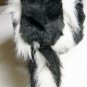 SKUNK HAT tail plush HALLOWEEN COSTUME badger Boone cap mask DOES NOT COVER FACE