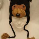 BLACK BEAR HAT Grizzlies KNIT GRIZZLY Adult Costume cub scout animal hats Fast Shipping