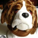 DOG head HAT plush human HALLOWEEN COSTUME Saint Bernard Blood HOUND