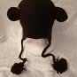 ADULT MONKEY HAT Knit Ski Cap HALLOWEEN COSTUME Japanese Anime knitwits brown DELUX knitwear