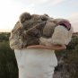 *LAST ONE* COUGAR HAT ski cap plush costume WILDCAT mountain lion ADULT puma mascot
