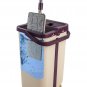 Small Self Cleaning Drying Wringing Mop Bucket System Flat Floor + Microfiber