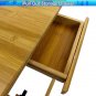 Bamboo Portable Laptop Table Breakfast Desk Tray Wooden Desk Adjustable Foldable