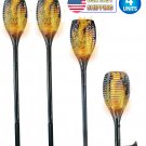Solar 96 LED Waterproof Flickering Dancing Flames Tiki Torches Flameless Lights